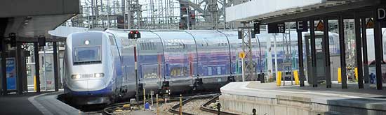 Ankunft des 1. TGV Duplex im Münchner Hauptbahnhof am 07.08.2012 (©Foto: Ingrid Grossmann)